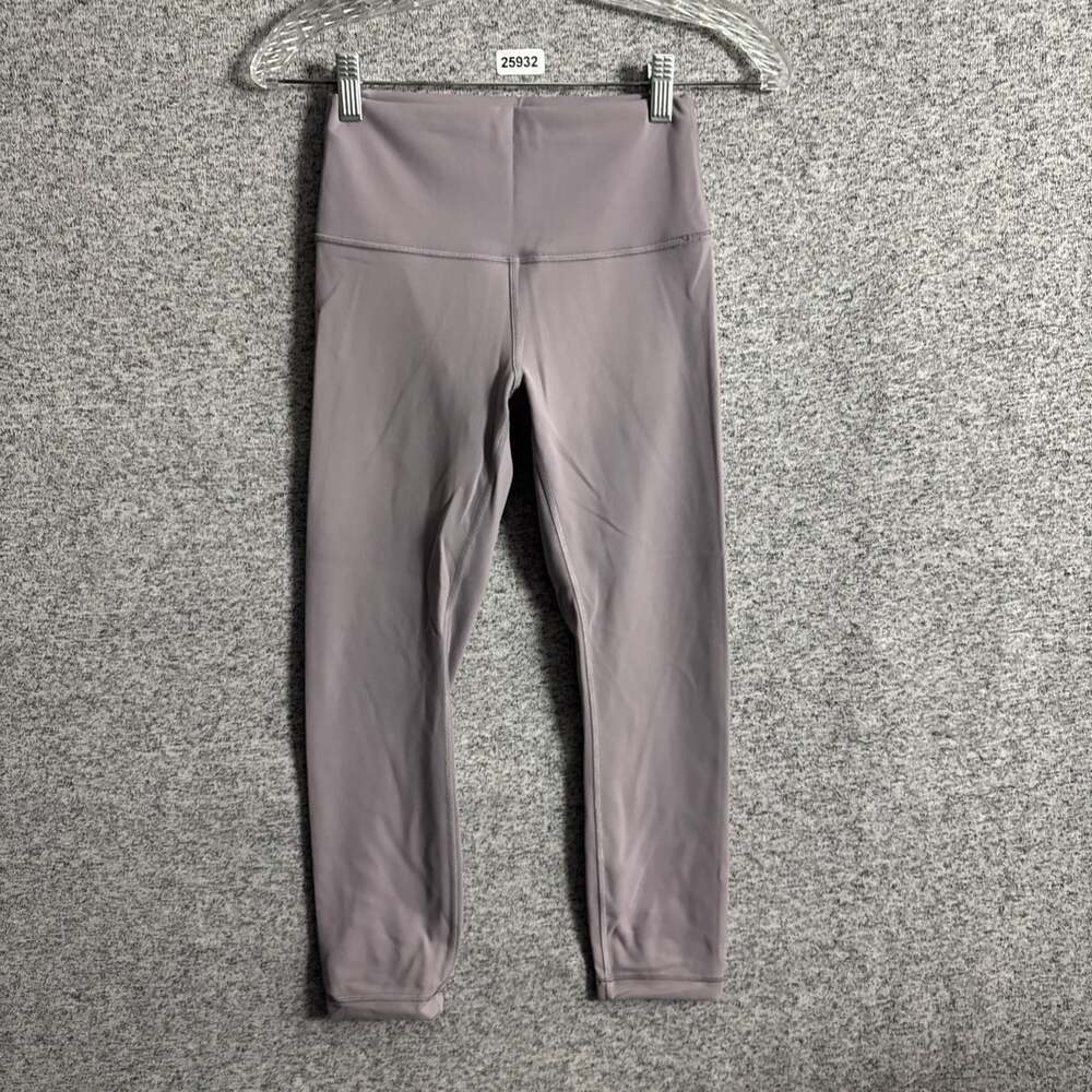 Lululemon Women's 6 Purple Wunder Train High Rise Crop 23" Inseam